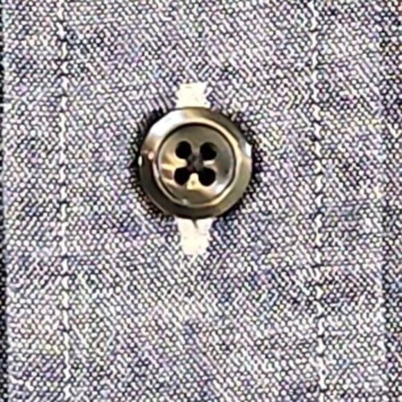 Ratio Clothing Button Up Shirt Men's XL Light Blue Long Sleeve Made In USA - Picture 5 of 15